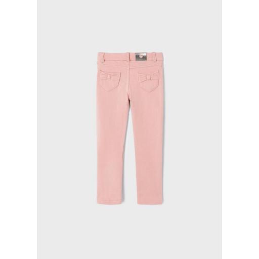 Pantalón largo de felpa para niña MAYORAL color rosa nude [1]