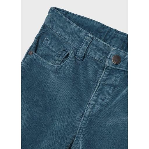 Pantalón largo de niño MAYORAL de pana color azul [3]