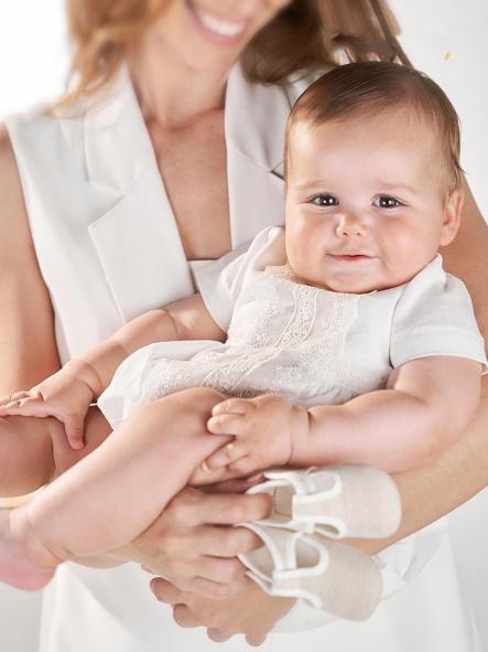 Pelele de bautizo bebe AMAYA little linen [0]
