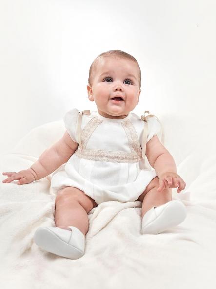 Pelele de bautizo bebe AMAYA Huve  [0]