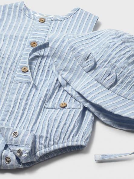 Pelele corto con gorrito MAYORAL nwborn 26-01614-018 [3]