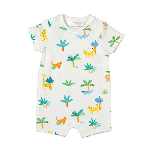 Pelele corto bebe niño MAYORAL newborn estampado "tropical" 1795 [0]