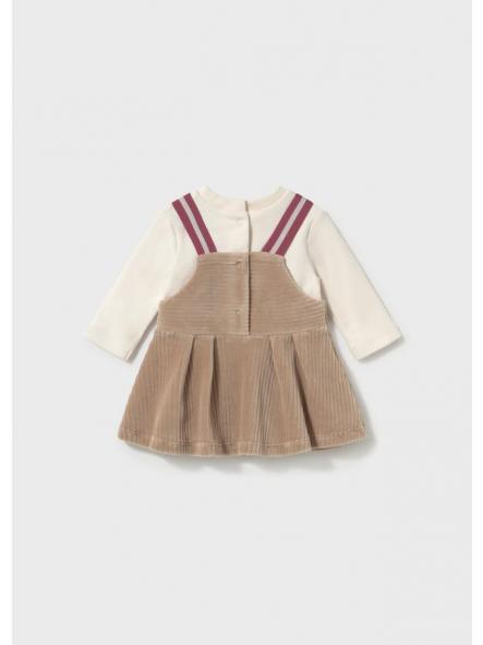 Pelele falda de bebe niña MAYORAL newborn punto pana 16-02803-019 [1]