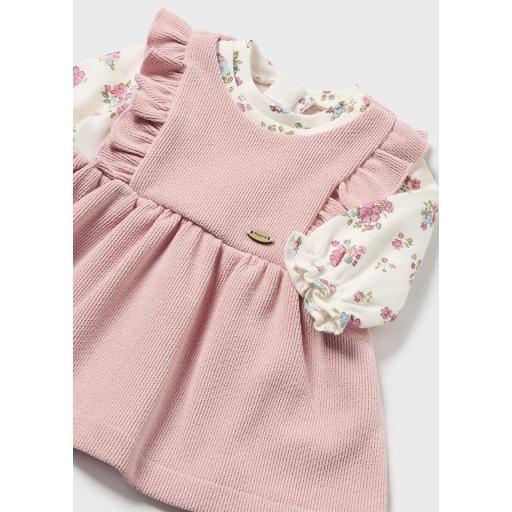 Pelele falda de bebe niña MAYORAL newborn rosa 14-02880-004 [3]