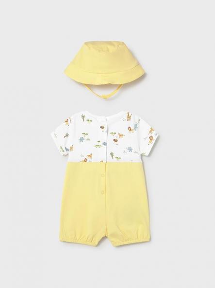 Pelele peto con gorrito bebe niño MAYORAL newborn 26-01607-011 [1]