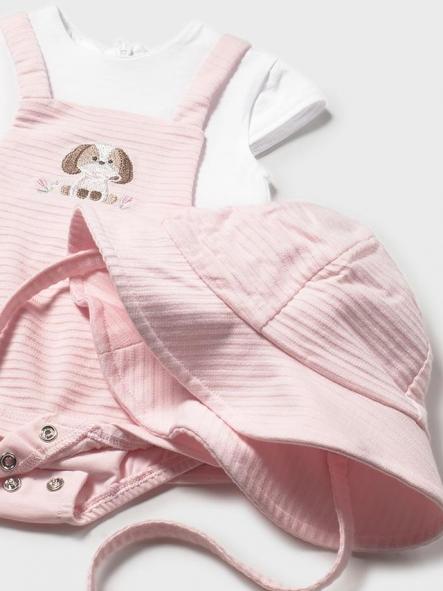 Pelele falda corto con gorrito bebe niña MAYORAL newborn 26-01631-047 [2]