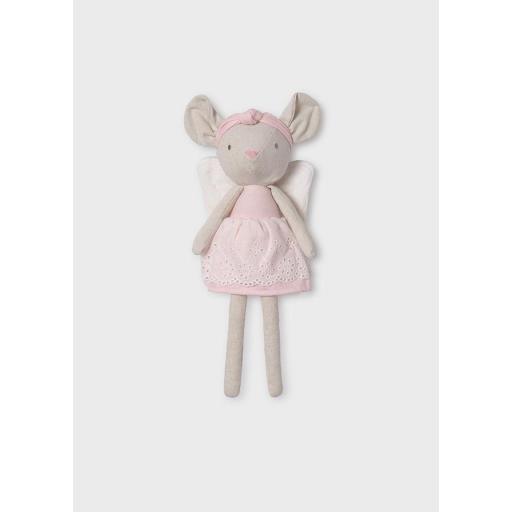 Peluche para bebe MAYORAL raton rosa 30-19423-052 [0]