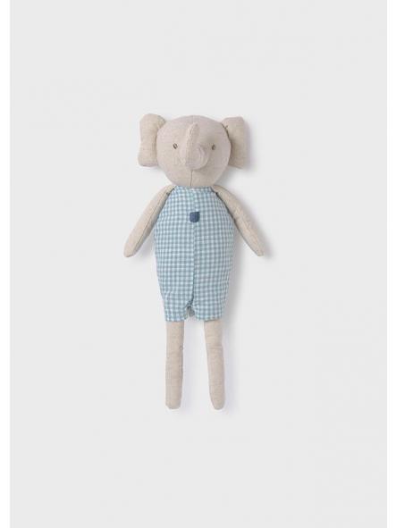 Peluche para bebe MAYORAL elefante azul 30-19423-054