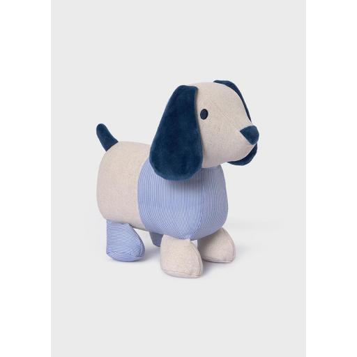 Peluche para bebe MAYORAL perrito azul 30-19423-053