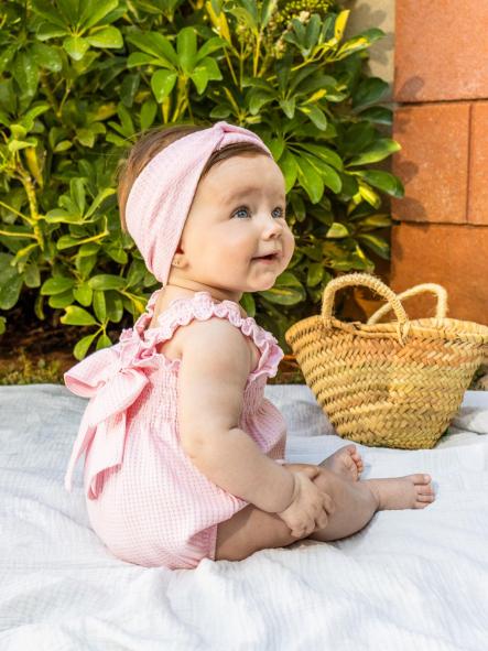 Peto de tirantes bebe niña CALAMARO 32469 rodas