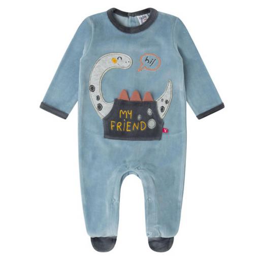 Pijama para bebe niño terciopelo YATSI "my friend" [0]