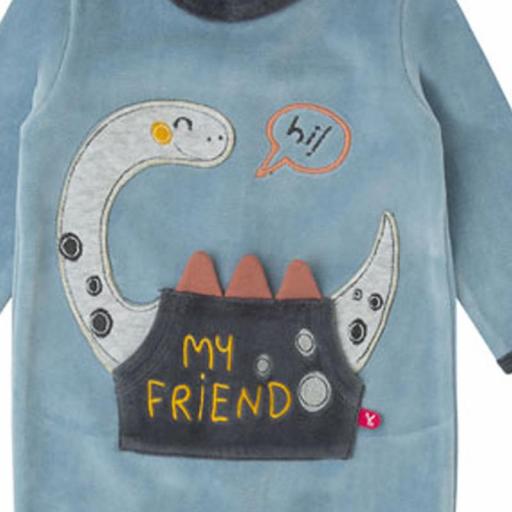 Pijama para bebe niño terciopelo YATSI "my friend" [1]