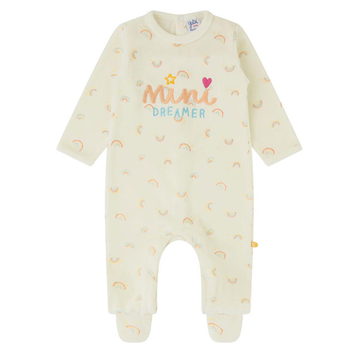 Pijama para bebe niña terciopelo YATSI "mini dreamer"