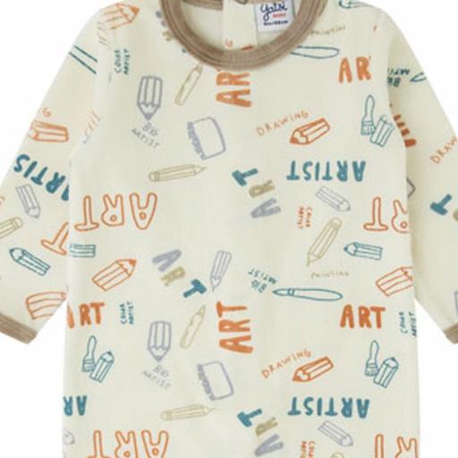 Pijama para bebe unisex terciopelo YATSI "art" [1]