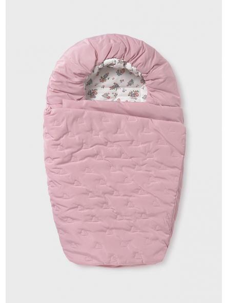Saco de capazo para bebe MAYORAL microfibra rosa 30-19544-079