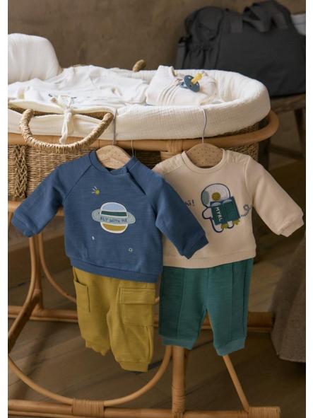 Set de dos chandal para bebe niño MAYORAL newborn espacio 2639