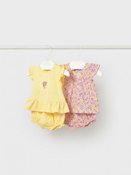 Set de dos conjuntos bebe niña MAYORAL newborn 26-01639-071