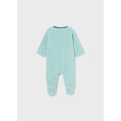 Set de dos pijamas terciopelo bebe unisex MAYORAL Newborn "espacio" [2]