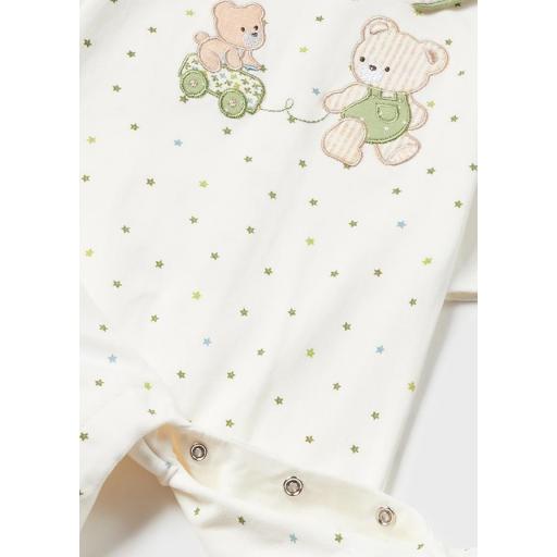 Set de dos pijamas largos algodón bebe niño MAYORAL newborn eucalipto 1725 [3]