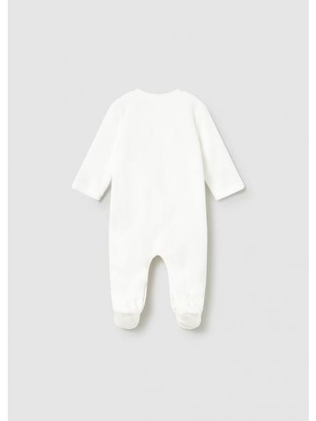 Set de dos pijamas bebe unisex MAYORAL newborn terciopelo dinos 2719 [1]