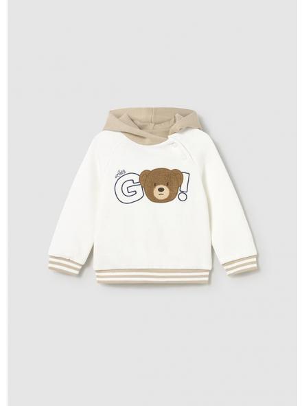 Sudadera con capucha para bebe niño MAYORAL osito 2414 [1]