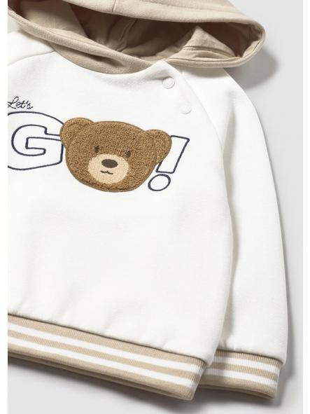 Sudadera con capucha para bebe niño MAYORAL osito 2414 [3]