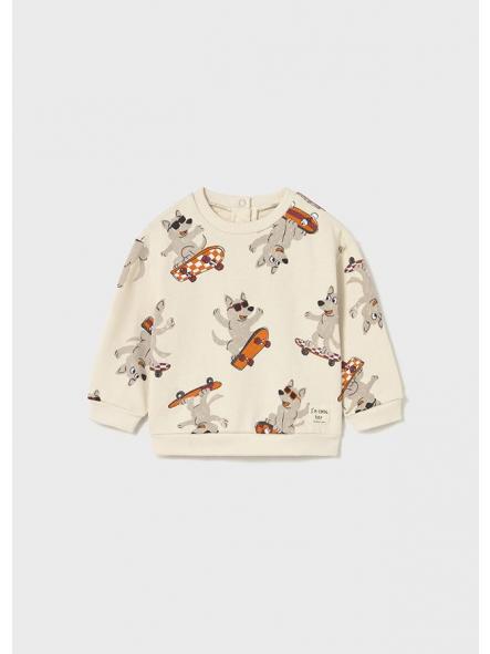 Sudadera de bebe niño MAYORAL perritos patinadores 2417 [1]