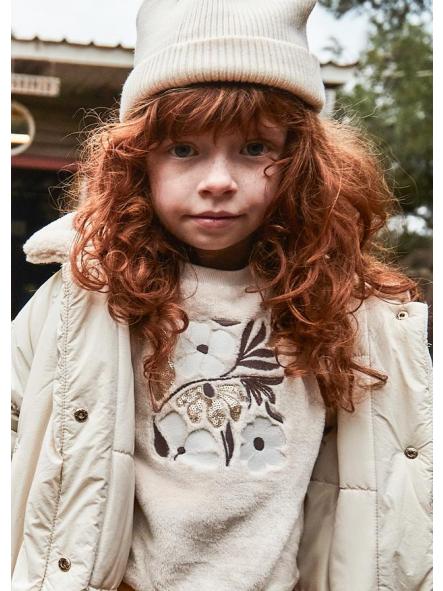 Sudadera de niña MAYORAL de pelo 4432