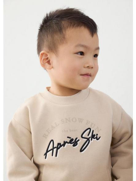 Sudadera de niño MAYORAL bordada topo 16-04462-078 [1]