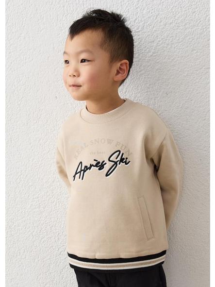 Sudadera de niño MAYORAL bordada topo 16-04462-078 [0]