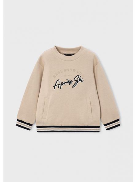 Sudadera de niño MAYORAL bordada topo 16-04462-078 [2]
