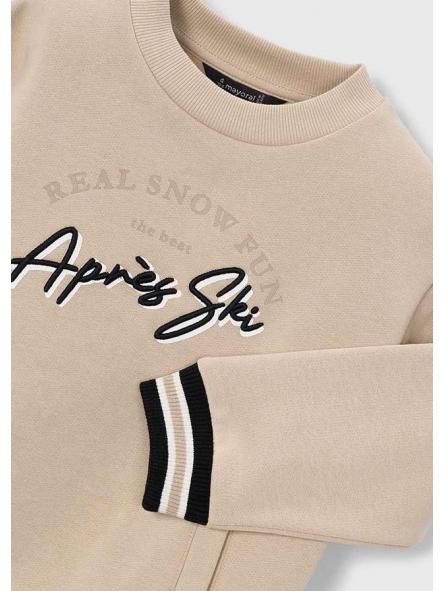 Sudadera de niño MAYORAL bordada topo 16-04462-078 [4]