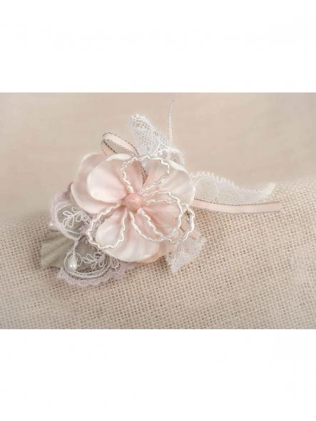 Tocado de niña Ceremonia ZOYSAN rosa 18070 [1]