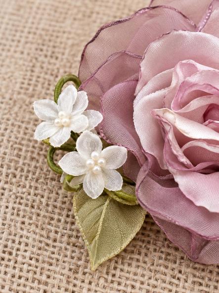 Tocado para niña  de Comunión y Ceremonia ZOYSAN modelo 12803 malva [4]