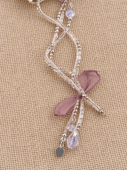 Tocado para niña  de Comunión y Ceremonia ZOYSAN modelo 12803 malva [5]