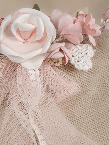 Tocado para niña  de Comunión y Ceremonia ZOYSAN modelo 12773 rosa [1]