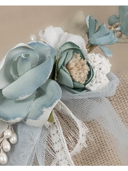 Tocado para niña  de Comunión y Ceremonia ZOYSAN modelo 12773 verde agua [1]