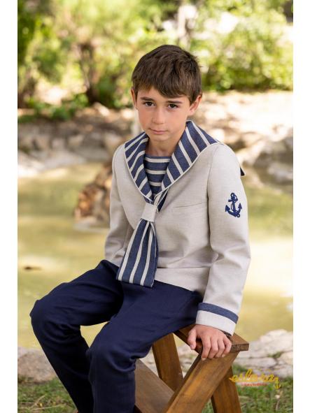 Traje Marinero de Comunión 2027 Niño Eslora modelo Lugano [0]