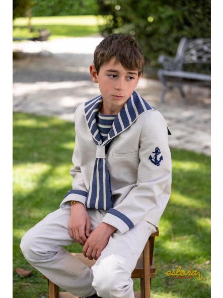 Traje Marinero de Comunión 2027 Niño Eslora modelo Lugano [2]