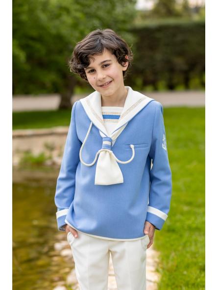 Traje de Comunión 2027 Marinero Niño Eslora modelo Andros [4]