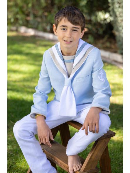 Traje de Comunión 2027 Marinero Niño Eslora modelo Corfu