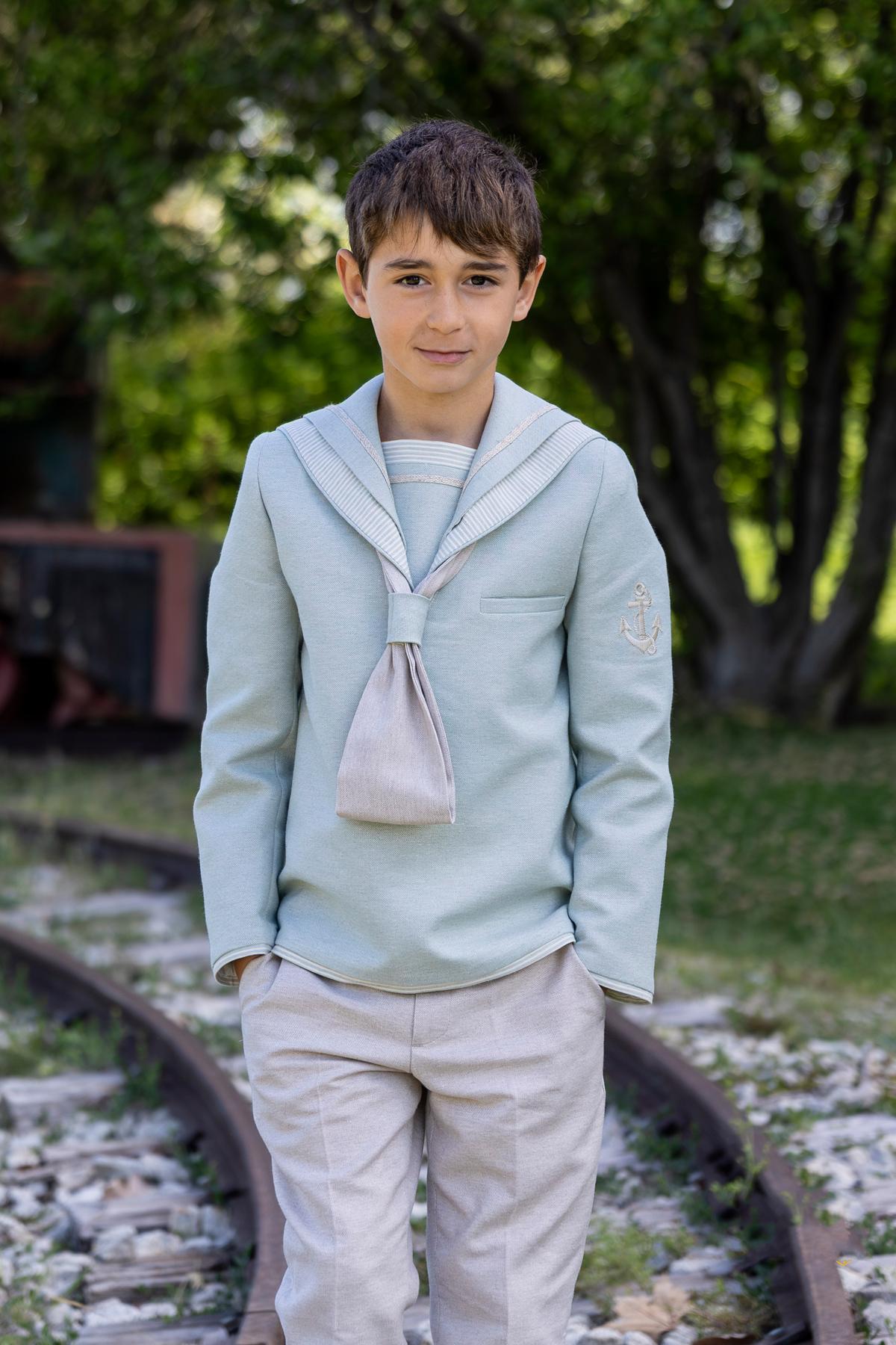 Traje de Comunión 2027 Marinero Niño Eslora modelo Delfos