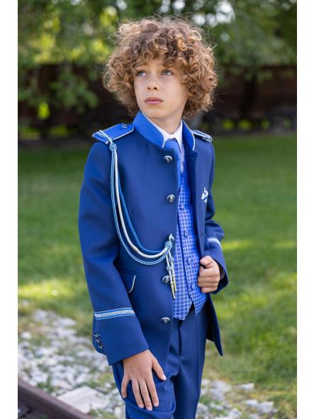 Traje almirante de comunión niño Eslora Catania 2027 azul marino y azul royal [0]