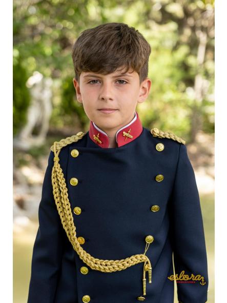Traje de comunión Guardia Civil niño Eslora BAS003AL 2027 azul marino rojo y dorado [1]