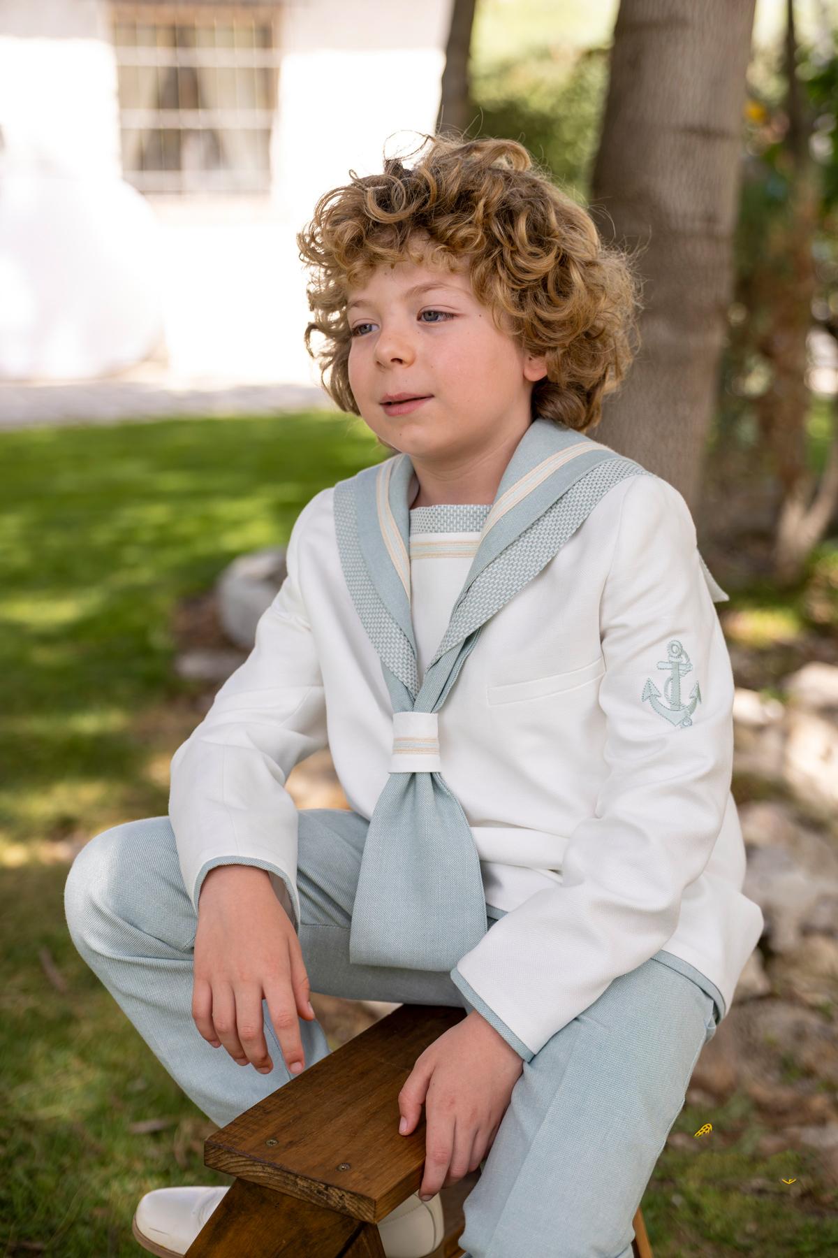 Traje de Comunión 2027 Marinero Niño Eslora modelo Elba