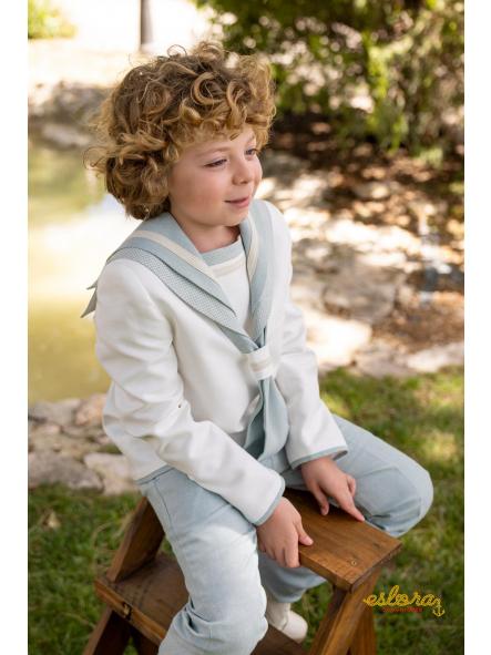 Traje de Comunión 2027 Marinero Niño Eslora modelo Elba [1]