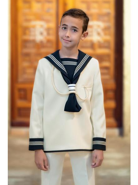 Traje de comunión 2026 niño marinero ESLORA basico crudo [0]