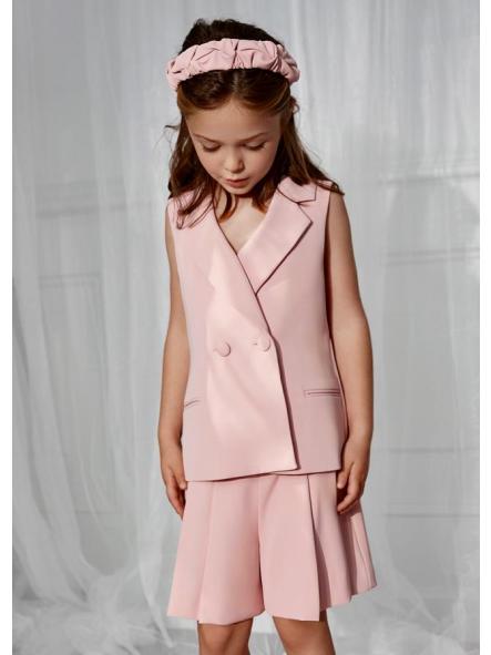 Traje de adolescente ABEL Y LULA bermuda y chaleco 26-05287-040