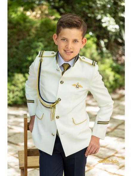 Traje de comunión almirante Eslora Egadi 2027 para niño con pantalón azul marino [1]
