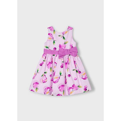 Vestido para vestir de niña MAYORAL "peras" estampado 3917 [1]